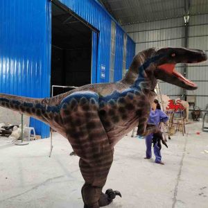 Buy cheap Handmade Realistic Dinosaur Costume Hidden Legs Lifelike Raptor Costume from wholesalers