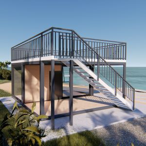 Flat Pack Shipping Containers 20FT Prefab Modular Homes