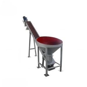 Heat Resistant OEM Custom Plastic Grain Helical Inclined Screw Conveyor for