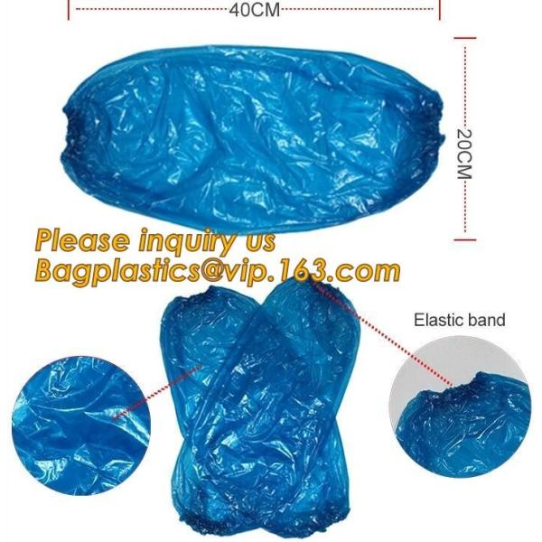 sleeve covers of non-woven,cpe and PE,sizes are customized,transparent