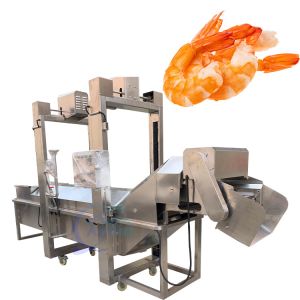Seafood processing factory large batch fish and shrimp poaching machine Sushi