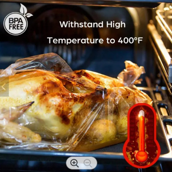 Ziplock Reusable Oven Chicken Bag Eco Friendly High Tempreture