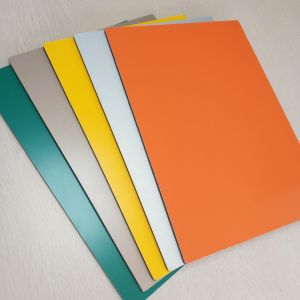 Aluminum PVC Composite Wall Panels Prefabricated Building Fire Proof 5mm
