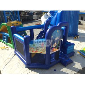 Customized Inflatable Bouncer / Inflatable Bouncy Castle With Slide