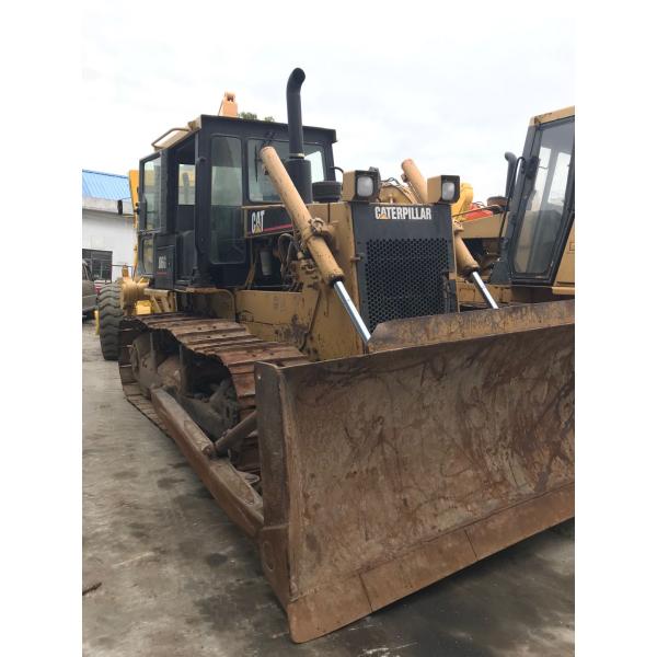 Caterpillar D6G Hydraulic Crawler Second Hand Bulldozers With Scarifier 16320kg