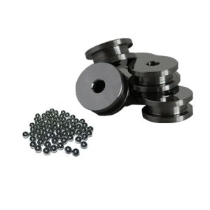 Mechanical Seal Ball Valve Seats Polished Tungsten Carbide Material With Chamfer