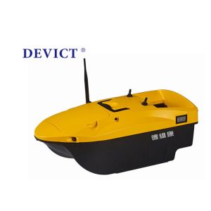 Remote Control Fishing Bait Boat remote range 350M yellow ABS