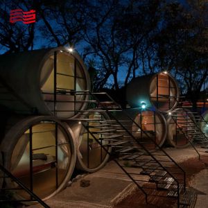 SCULPTURE Custom Print Method for Unique Self-Contained Cottages Made from