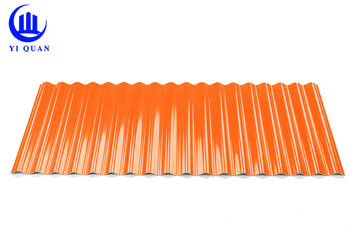 Corrugated Plastic Roofing Sheets Anti - Corrosive Multilayer Length Custmoized