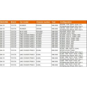 Year 2010-2015 Front Suspension Control Arm 48710-35030 for TOYOTA 4 by MASUMA