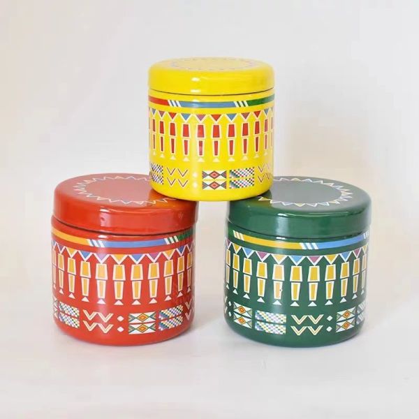 Customized Logo Enamel Tableware Set Classic Middle East Type Whole Teapot Sets
