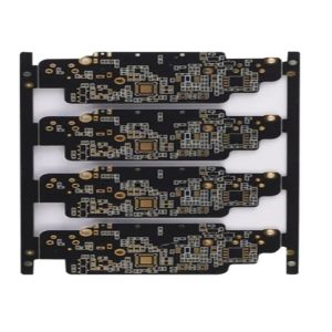 4 Layers Black Ink FR4 PCB Board 2u" With Immersion Gold