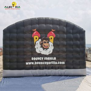 Black color Mobile Inflatable Nightclub Tent Blow Up Disco Tent CE EN14960