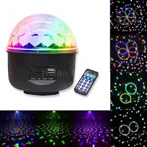 Wholesale 6pcs Star Gobo Effect USB MP3 Remote Controller LED Crystal Magic Ball Light from china suppliers