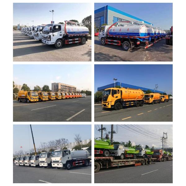 4x2 Chinese Dongfeng 10000 liters Vacuum Sewage Clean and Suction Truck With Water Tank and Sewage Tank