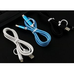2 in 1 usb cable charging cable for iphone
