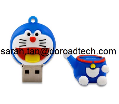 Hot Sell Gift Customized PVC Cartoon USB Pen Drive, Grade A Chip USB Flash Drives
