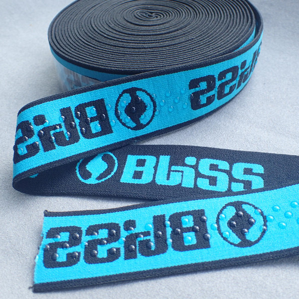 silicon coated Non Slip Nylon 2.5cm Elastic Webbing Band