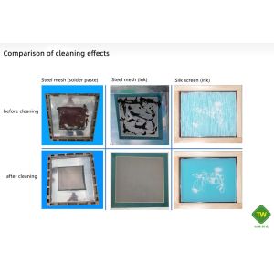 0.45-0.7Mpa Stencil Washing Machine , Industrial Solder Paste Cleaning Machine