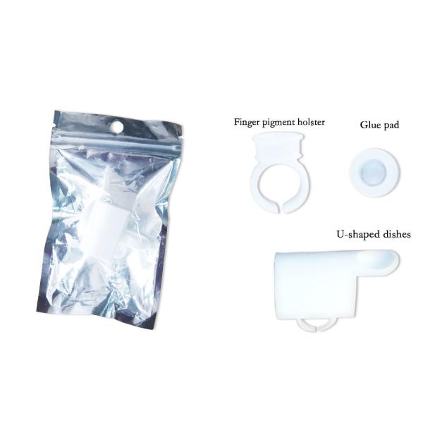 Quality QEM / ODM Permanent Makeup Tattoo Kit Eyelash Extension Glue Device Eyelash Holder Set for sale