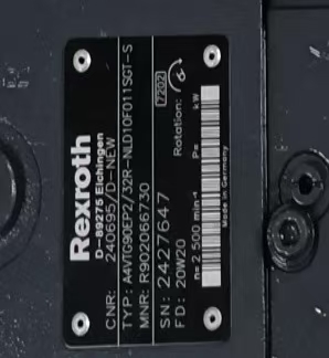 Rexroth A4VTG125 Hydraulic Variable Pump with Closed Loop Design High Power Density for Construction Machinery