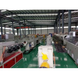 One Feed Plastic Pipe Machine Customized Request for HDPE/PPR Pipe Extrusion