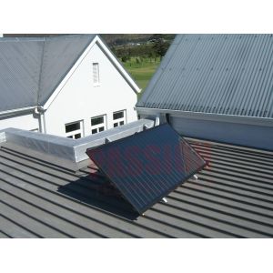 China Aluminum Alloy Solar Water Heater Blue Titanium Absorber Flat Plate Solar Collector on sale