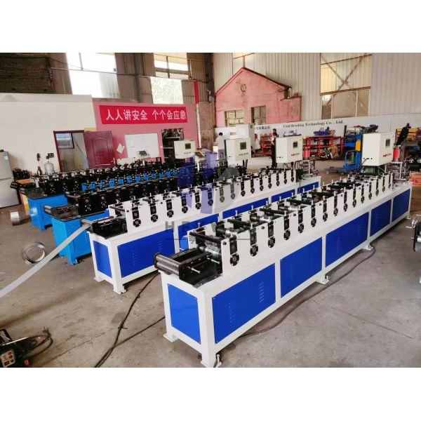 High Precision PLC Controlled Roller Shutter Door Roll Forming Machine 15–16M/Min