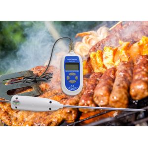 Waterproof IP68 Digital Food Thermometer With Calibration Backlit For Kitchen