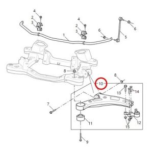 Fast Delivery Front Lower Control Arm R For EG10/EUNIQ7/G10/G20 c00017746 Stock