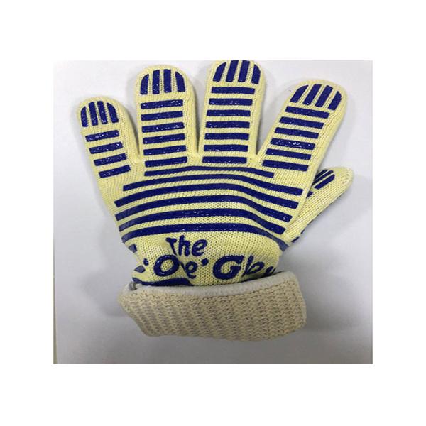 Kelvar Fiber Coating Heat Resistant BBQ Gloves Polyester Inner Materials