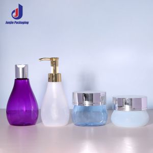 150ml 160ml PET Bottles Purple Empty Foam Spray Bottle For Upscale Cosmetic