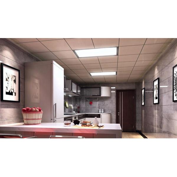 Silver Frame 54w Led Flat Panel Lighting School Led Panels 1200x600