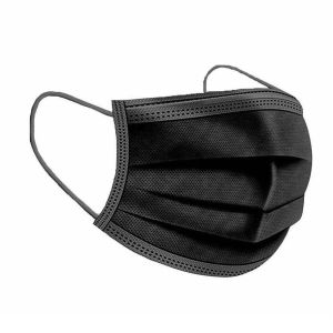 S&J Factory supply custom logo colorful black 3ply disposable face mask