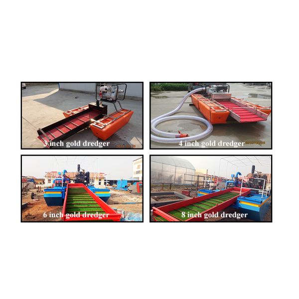 2 Float Sets Mini Dredger 2inch 100cm Draught for Gold Mining