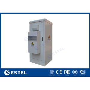 RAL7035 Grey 19 Telecom Rack Outdoor Electronic Equipment Enclosures IP55