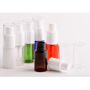 Full Cover Cosmetic Spray Bottles 10ml BPA Free Various Colors With Fine Mist
