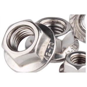 M12 M16 Stainless steel Hexagon Flange Nuts B7 B16 A325 A307 Metal hex Flange