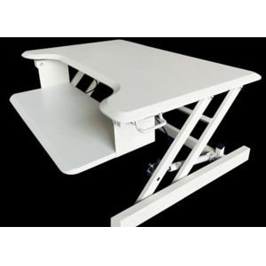 Wholesale Ergonomic Techniques Modern Computer Desk 800 * 520mm In Black / White from china suppliers
