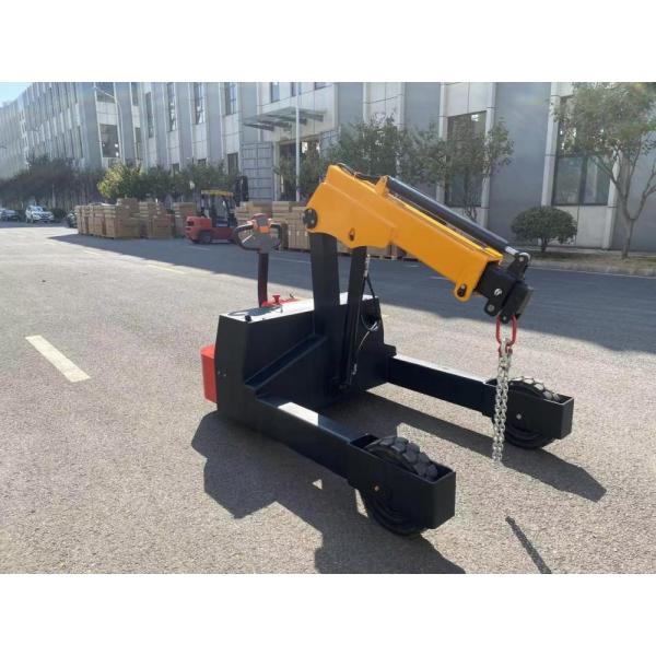 Quality 2000 KG Self Loading Pallet Stacker Walking Sytle With Fixed Hanger Hock for sale