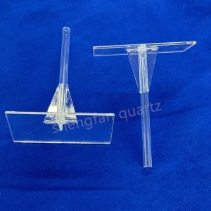 High Temp Laboratory Quartz Glass Tripod Corrosion Resistant