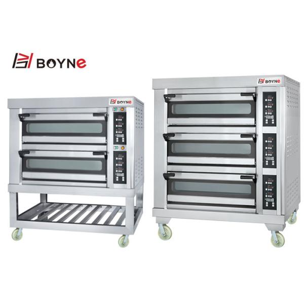 Electric Oven With Computer Controlled Three Layer Six Trays use in bakery shop/