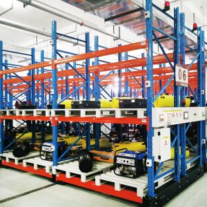 Heavy Duty Electric Mobile Pallet Racking System