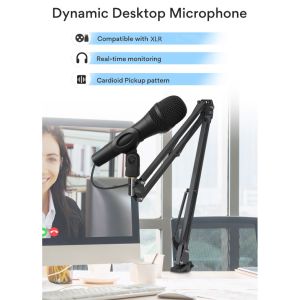 176g Handheld Teaching Room Condenser Mic Plug And Play FCC