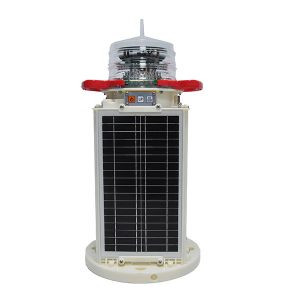 Red Self Contained Floating Buoy Lantern Marine Adjustable With Weather