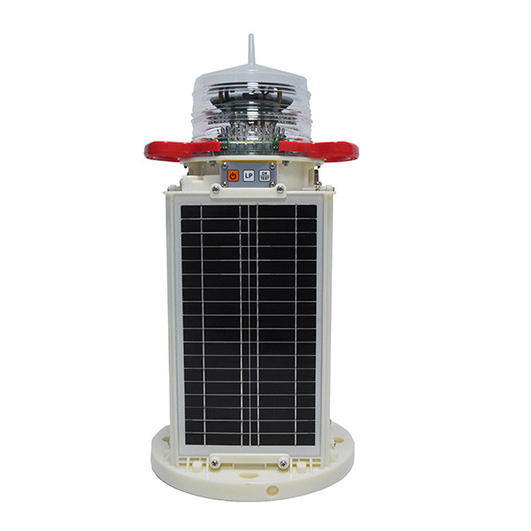 Red Self Contained Floating Buoy Lantern Marine Adjustable With Weather