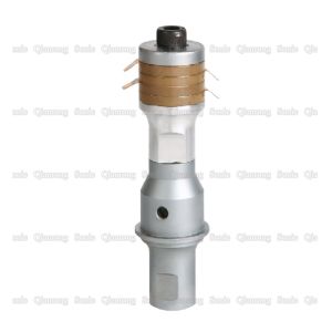 800w Ultrasonic Ceramic Transducer With Inverted Horn Apply In Welding Device