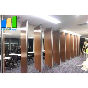 China Sound Proofing Folding Office Acoustic Partition System For Training Conference Room on sale