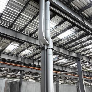 SGS/Ce/ISO Certified Steel Structure Warehouse with UPVC Downpipe and H Steel