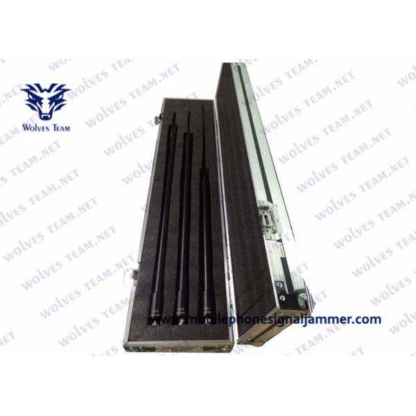 Military Portable Cell Phone RF Signal Vehicle Bomb Jammer With DDS Convoy